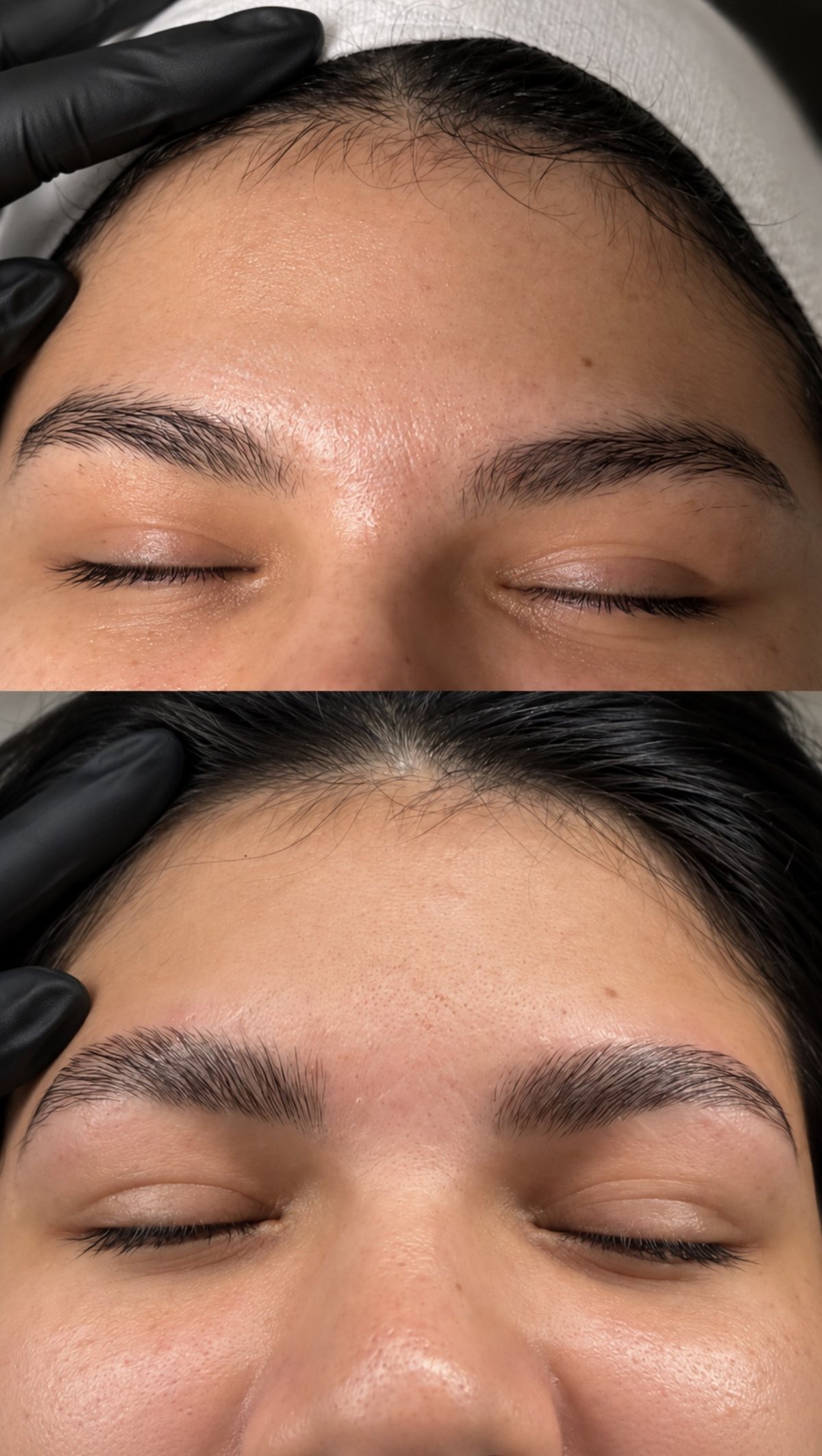 Brow lamination: antes y después
