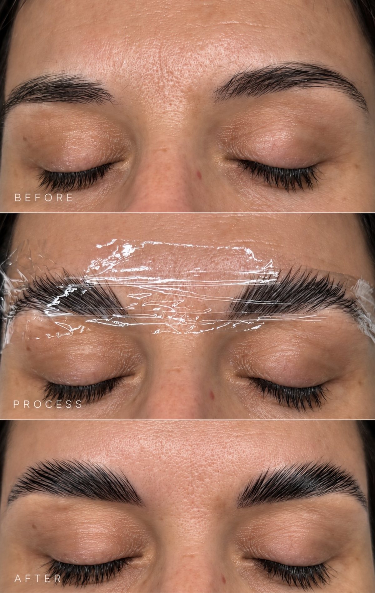 Brow lamination: antes, proceso y después